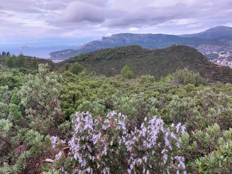 Calanques' Cassis van Route de Cretes