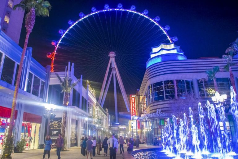 Het gigantische wiel in Las Vegas High Roller