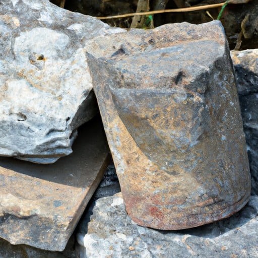 חורבות וחפצים עתיקים שנמצאו באזור הדולומיטים