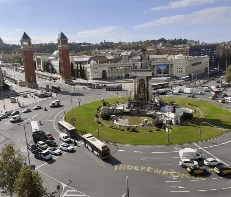 Praça Sefardo vista do Arena Mall