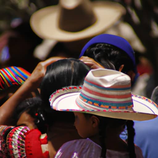 מקומיים ומבקרים חוגגים במהלך פסטיבל מסורתי