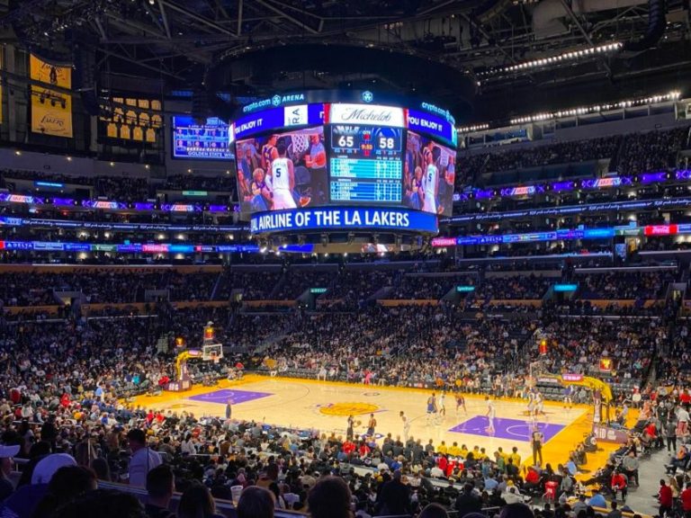 Ingresso para o jogo do LA Lakers