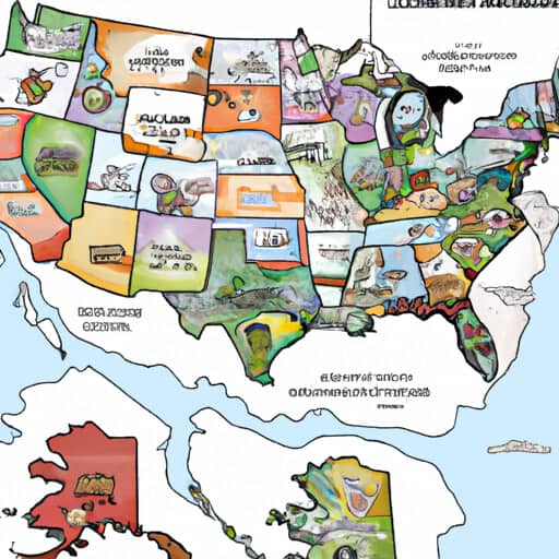 מפת ארצות הברית